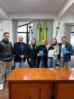 Câmara de Vereadores de Nova Esperança do Sul firma filiação à União dos Vereadores do RS
